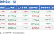 股票行情快报:永泰能源(600157)8月21日主力资金净买入1.12亿元