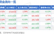 股票行情快报：大众交通（600611）8月13日主力资金净买入373.01万元