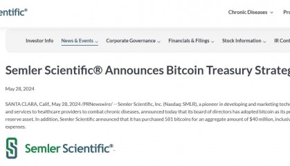 靠炒币翻身?这家医疗科技公司买入比特币后股价一日飙升40%