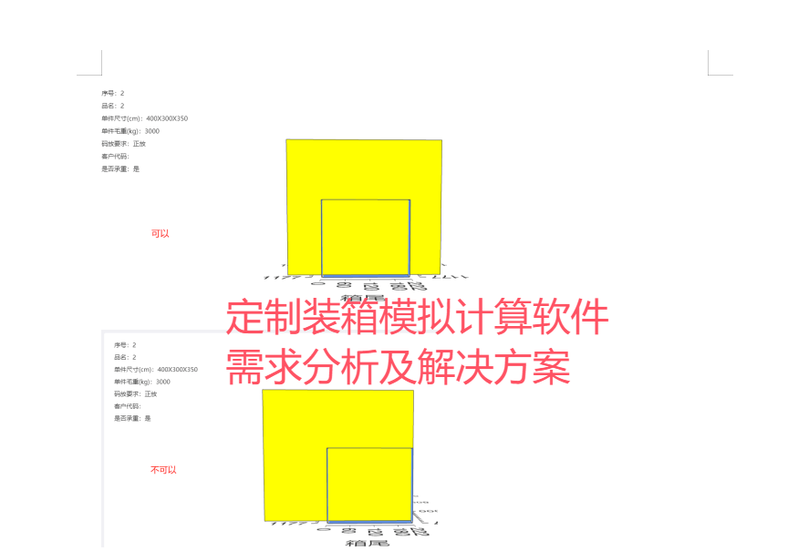 定制外贸物流装箱模拟软件